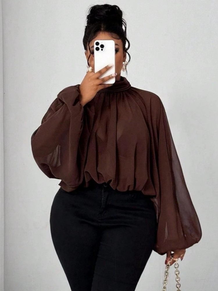 0XL-4XL Plus Size Autumn Sprin - огляд і ціна Women Fashion Necktie