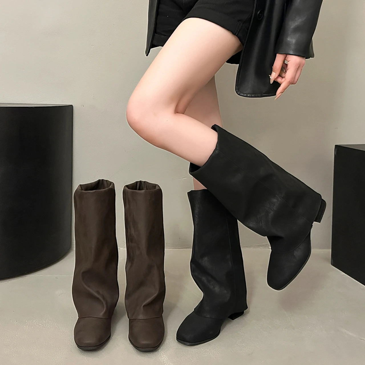 2026 Fashion Autumn Winter Kne - огляд і ціна Women'S Fashion Knee High Boots