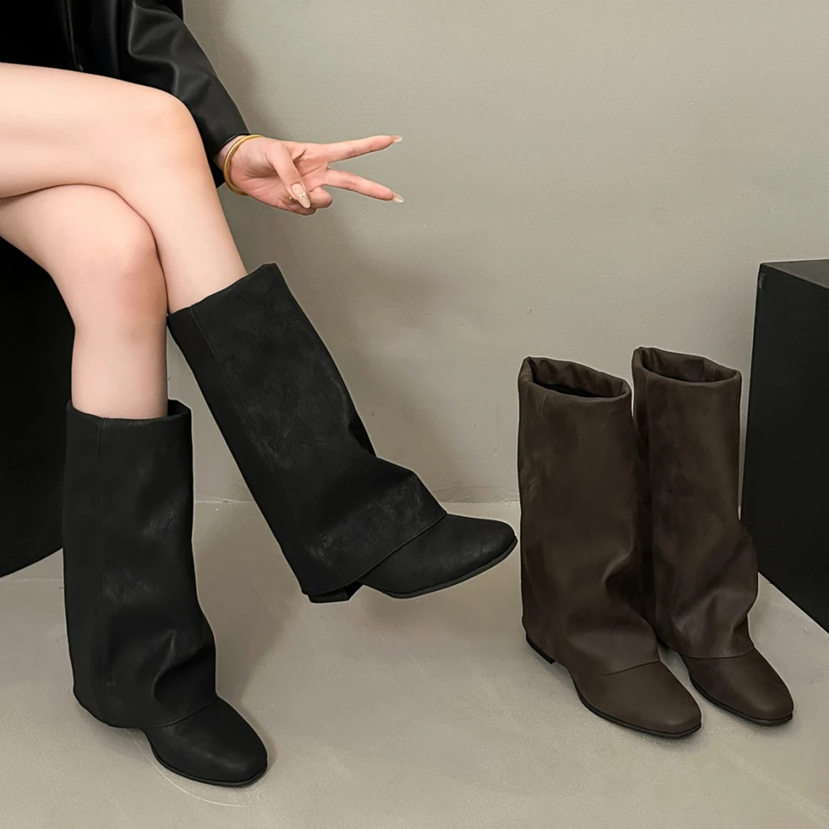 2026 Fashion Autumn Winter Kne - огляд і ціна Women'S Fashion Knee High Boots