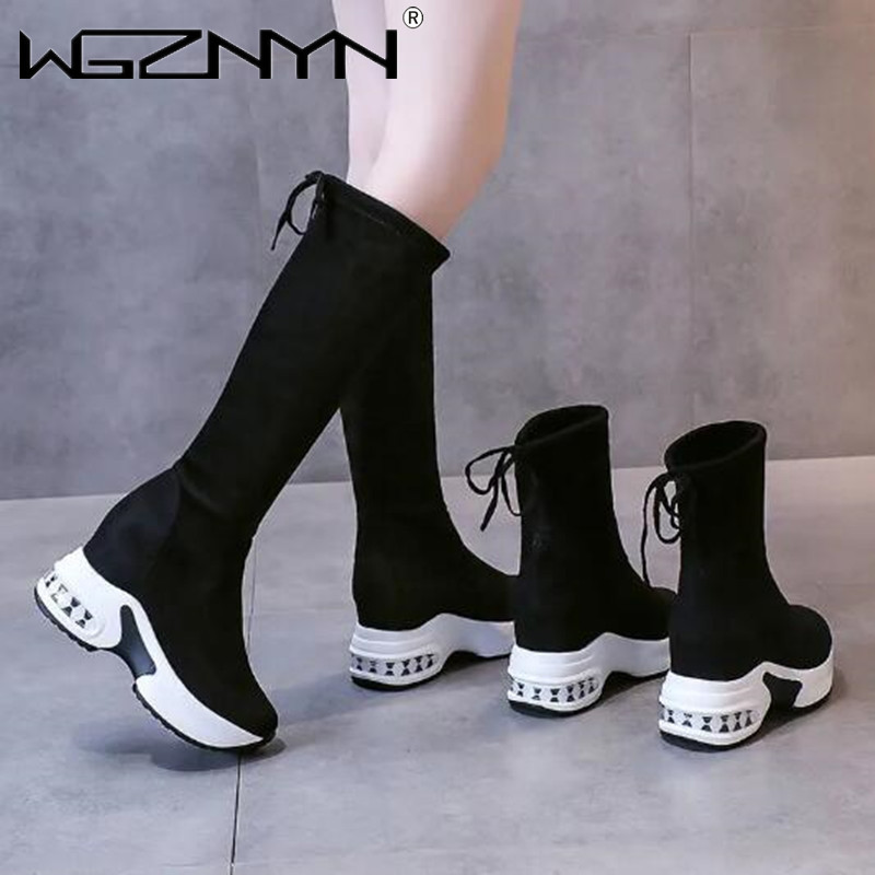 Winter Warm Chunky Platform Lo - огляд і ціна Women'S Fashion Knee High Boots
