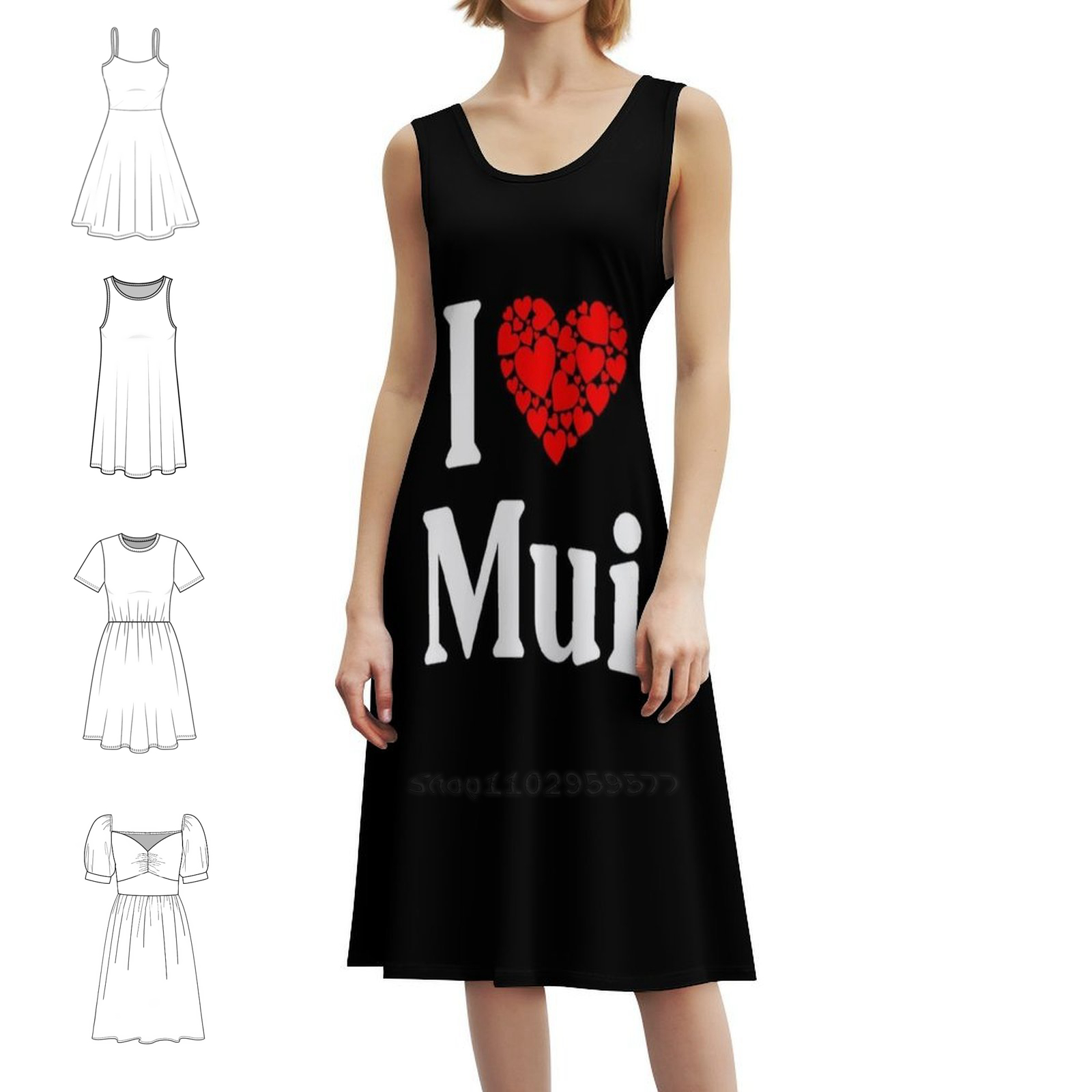 Mui Heart-I Love Mui Boho Chic - огляд і ціна Women Fashion Dress Names