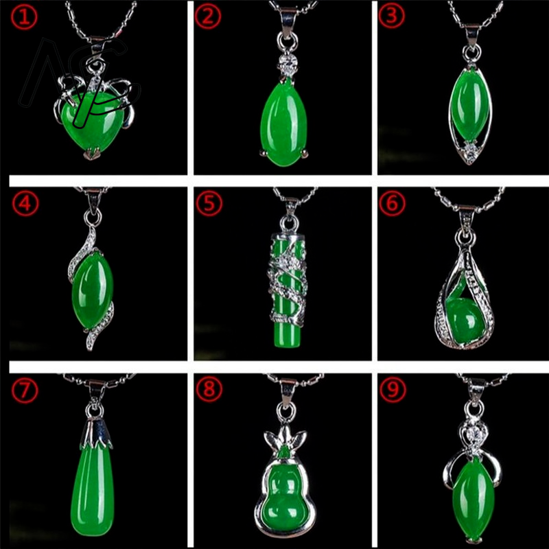 925 Silver Chinese Green Jade  - огляд і ціна Women'S Fashion Jewellery